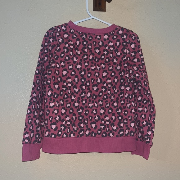 Little girls crew neck pull over sweatshirt - Picture 2 of 3